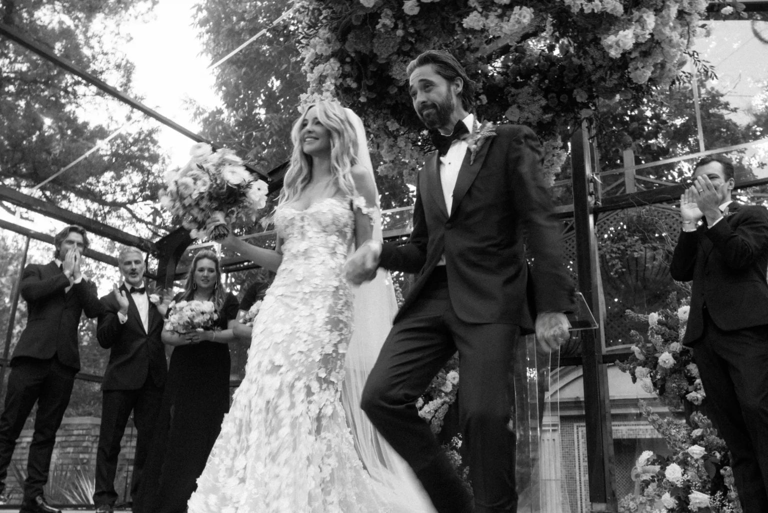 Yellowstone Co-Stars Tie the Knot: Hassie Harrison Wows in Two Galia Lahav Looks