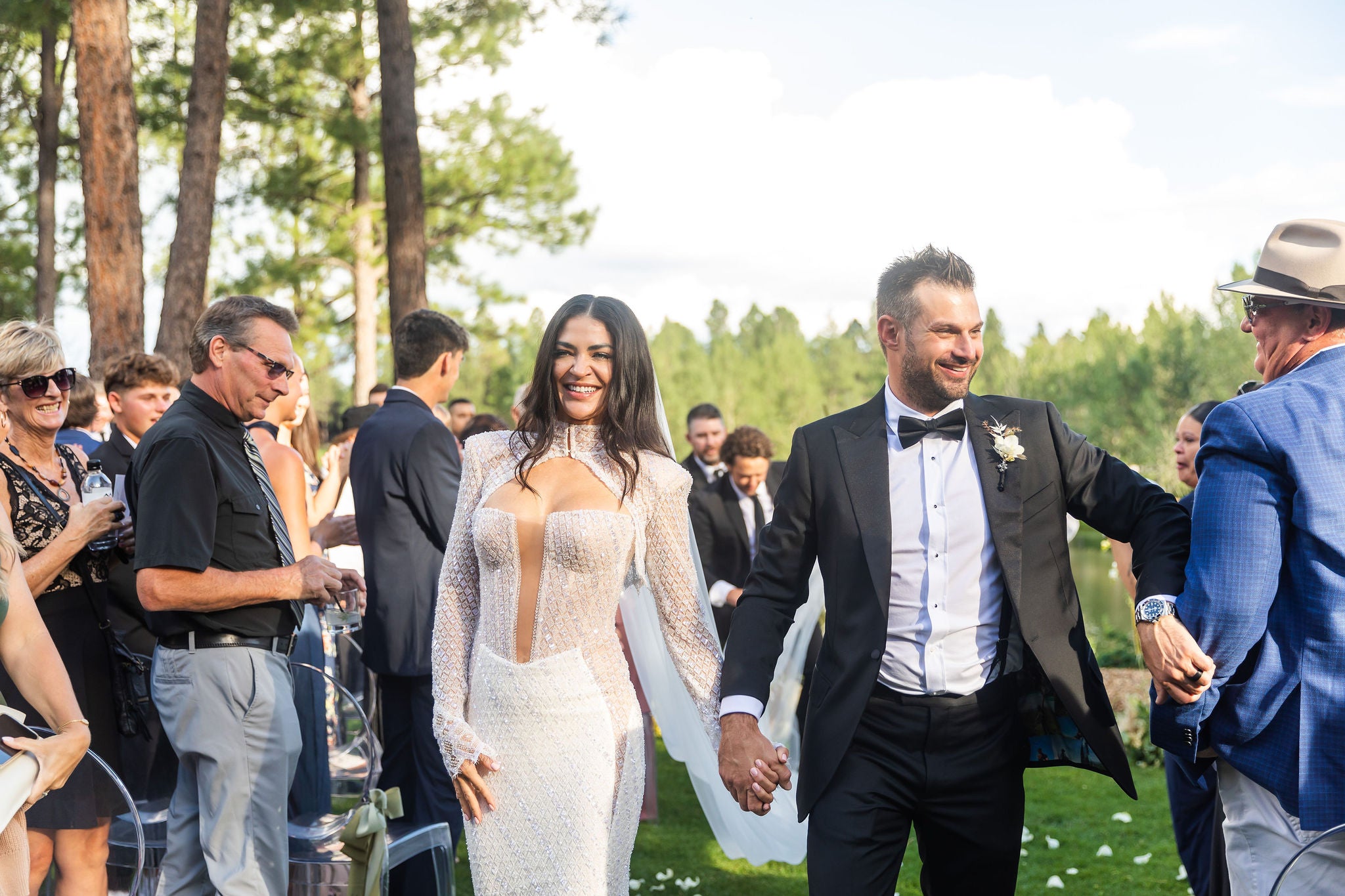 Gossip Girl Star Jessica Szohr’s Fairytale Wedding in Galia Lahav Gowns