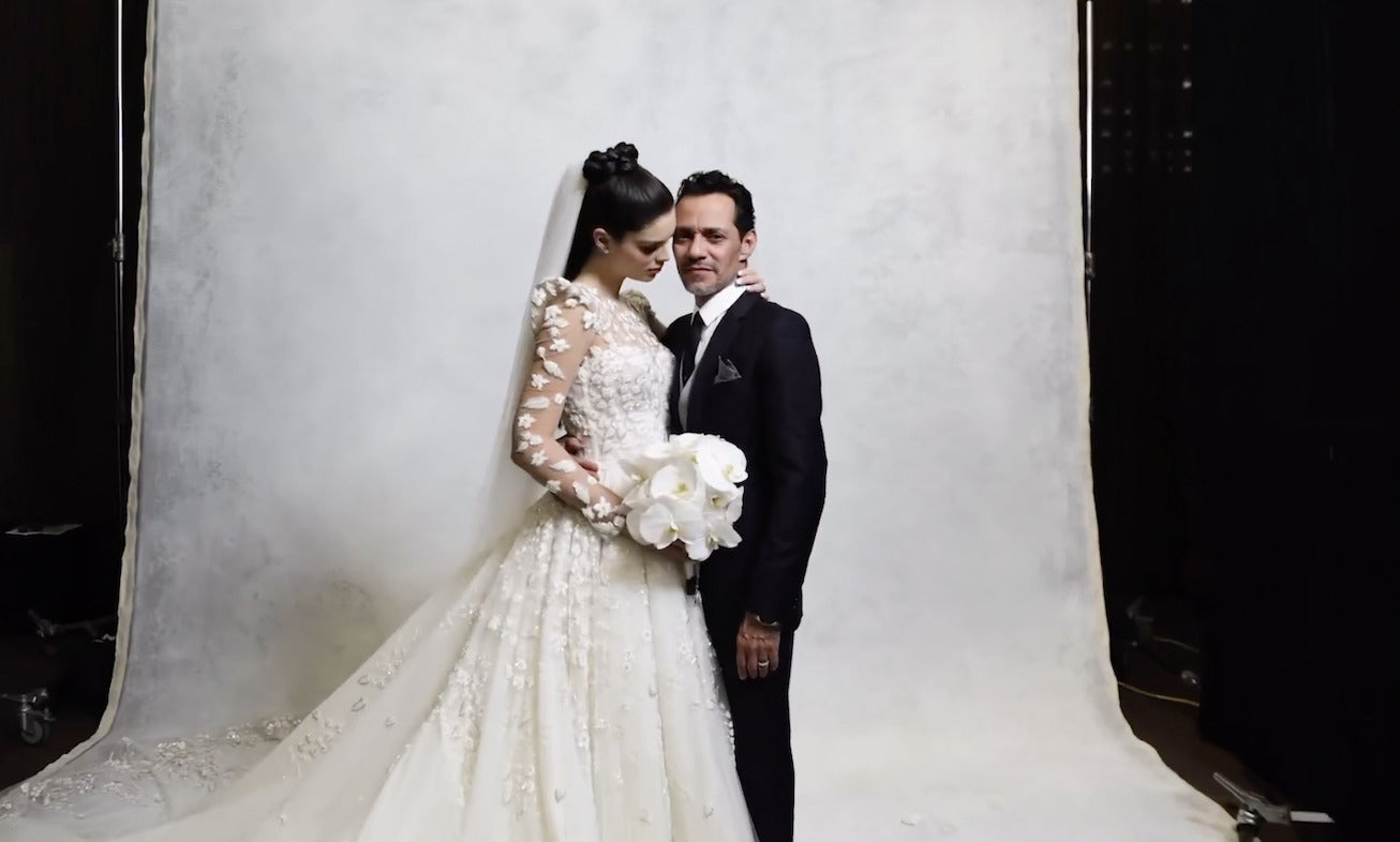 Nadia Ferreira Marries Marc Anthony in Not One but Two Couture Galia