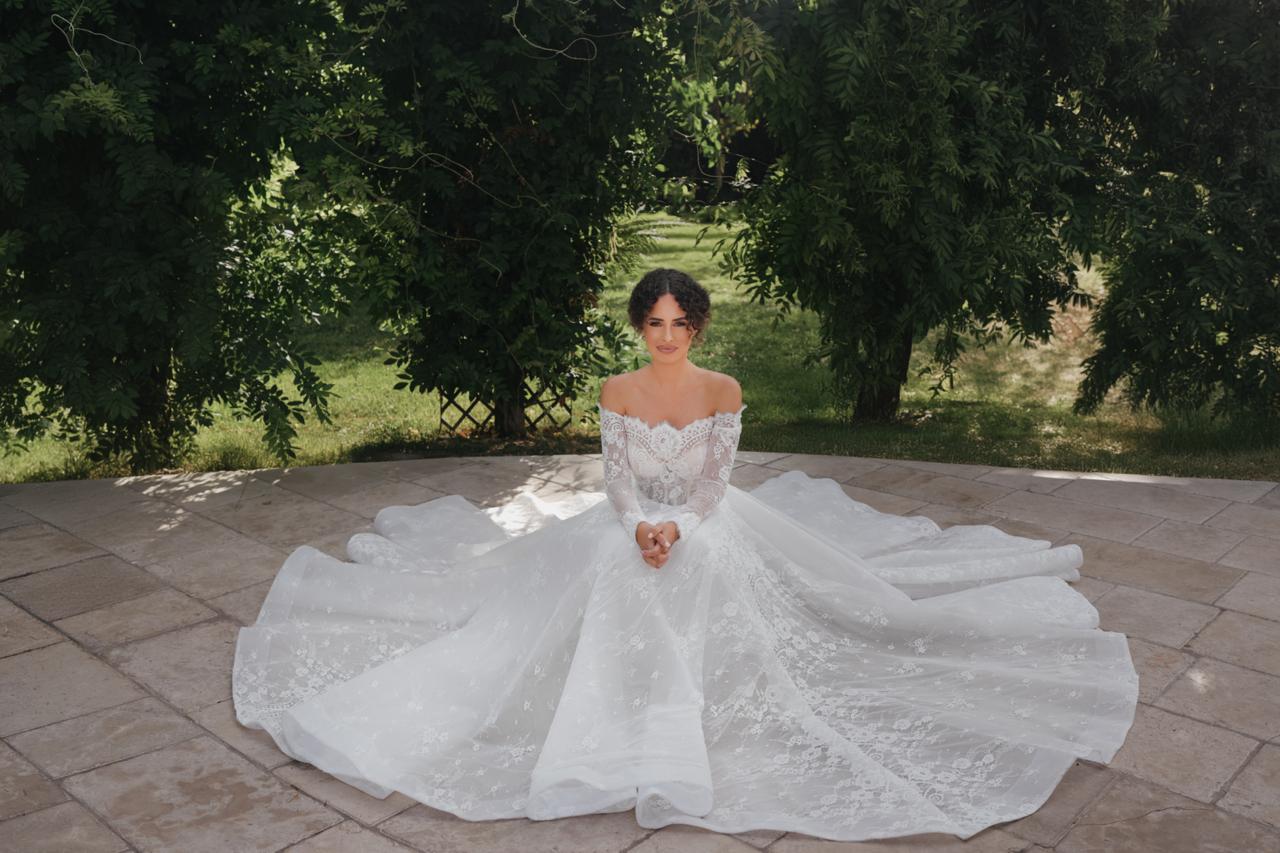 An Italian Reality Star’s Dream Wedding in the Gina Gown