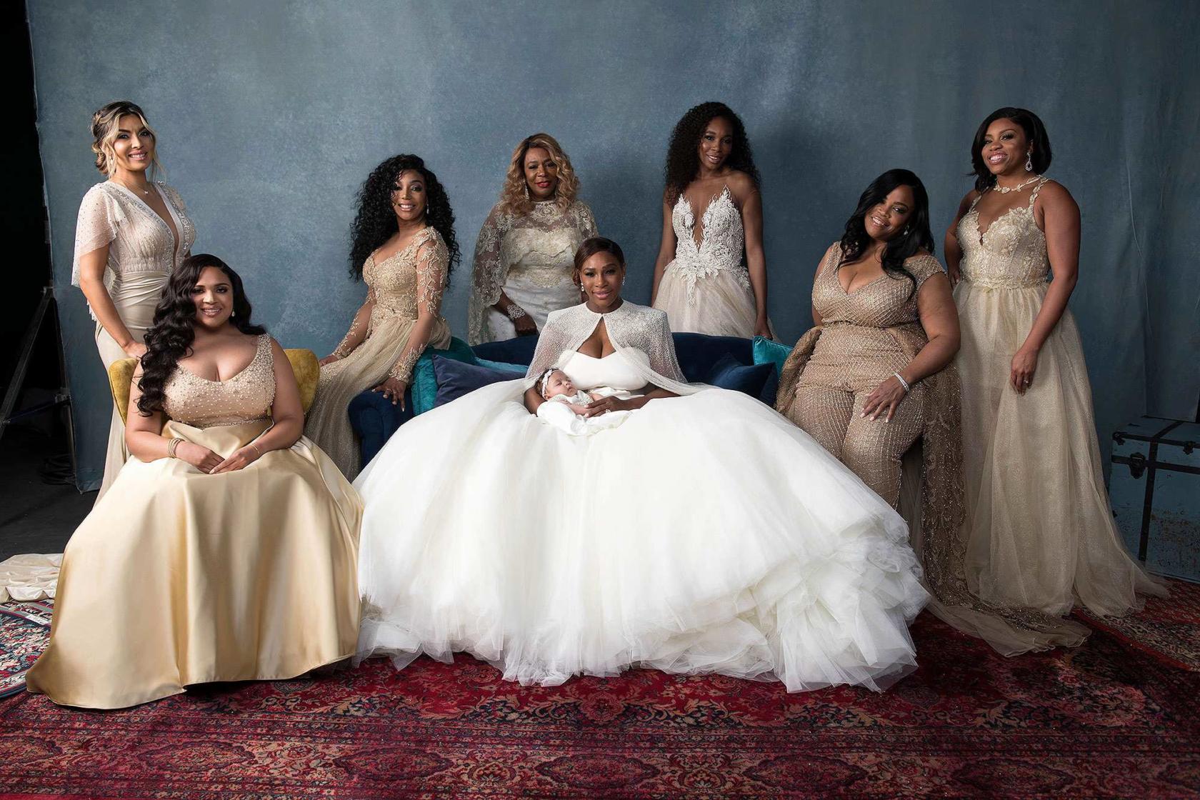 Serena Williams's Bridesmaids and Closest Friends All Wore Galia Lahav for Her Wedding!