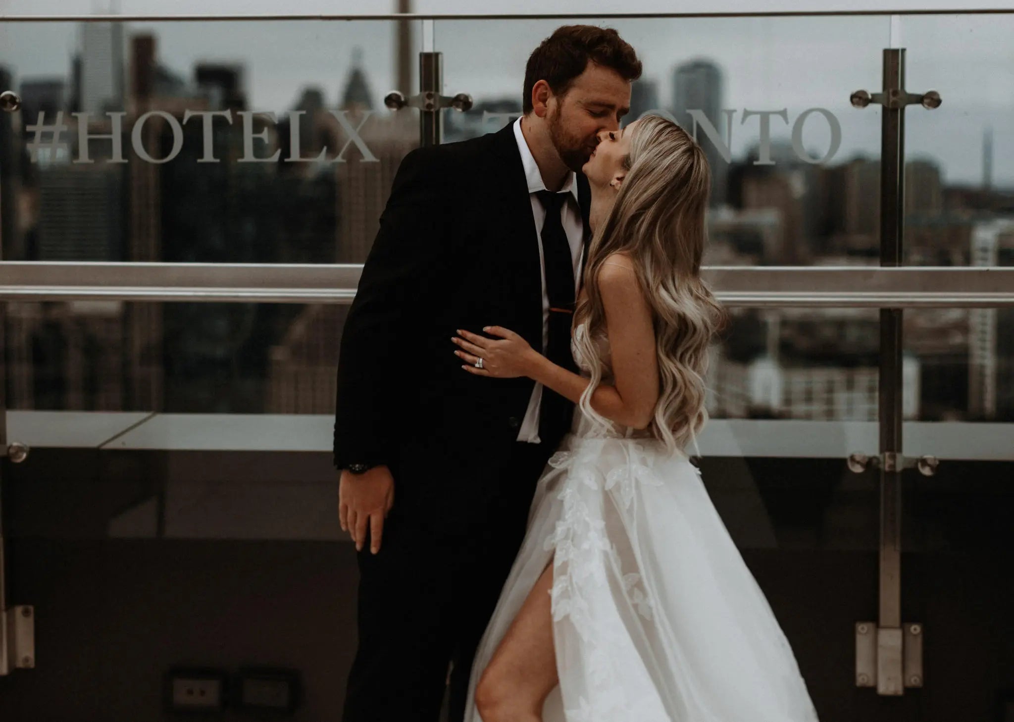 Jenna Kaufman's Scenic Rooftop Wedding