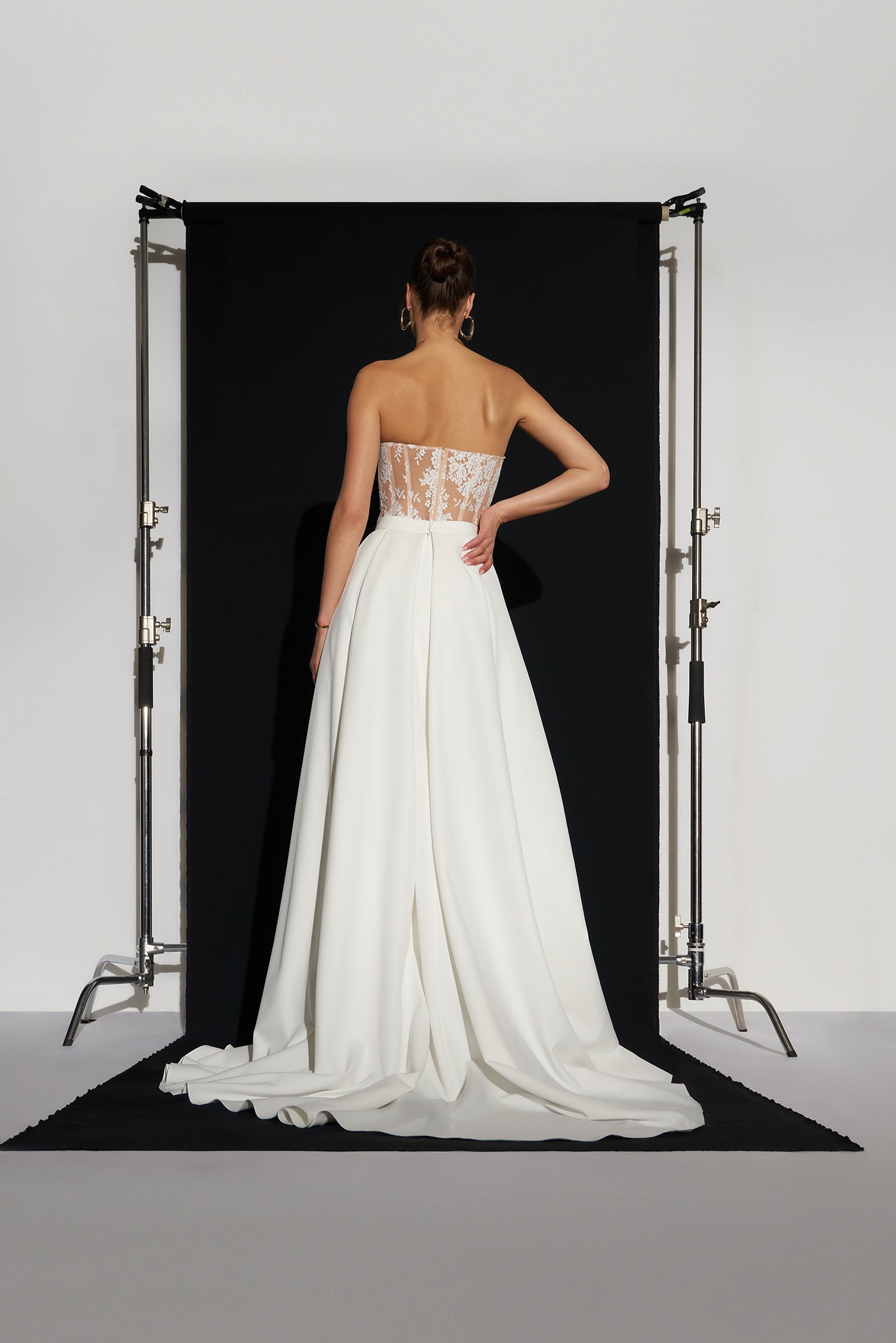 Carly Crepe Overskirt - Galia Lahav