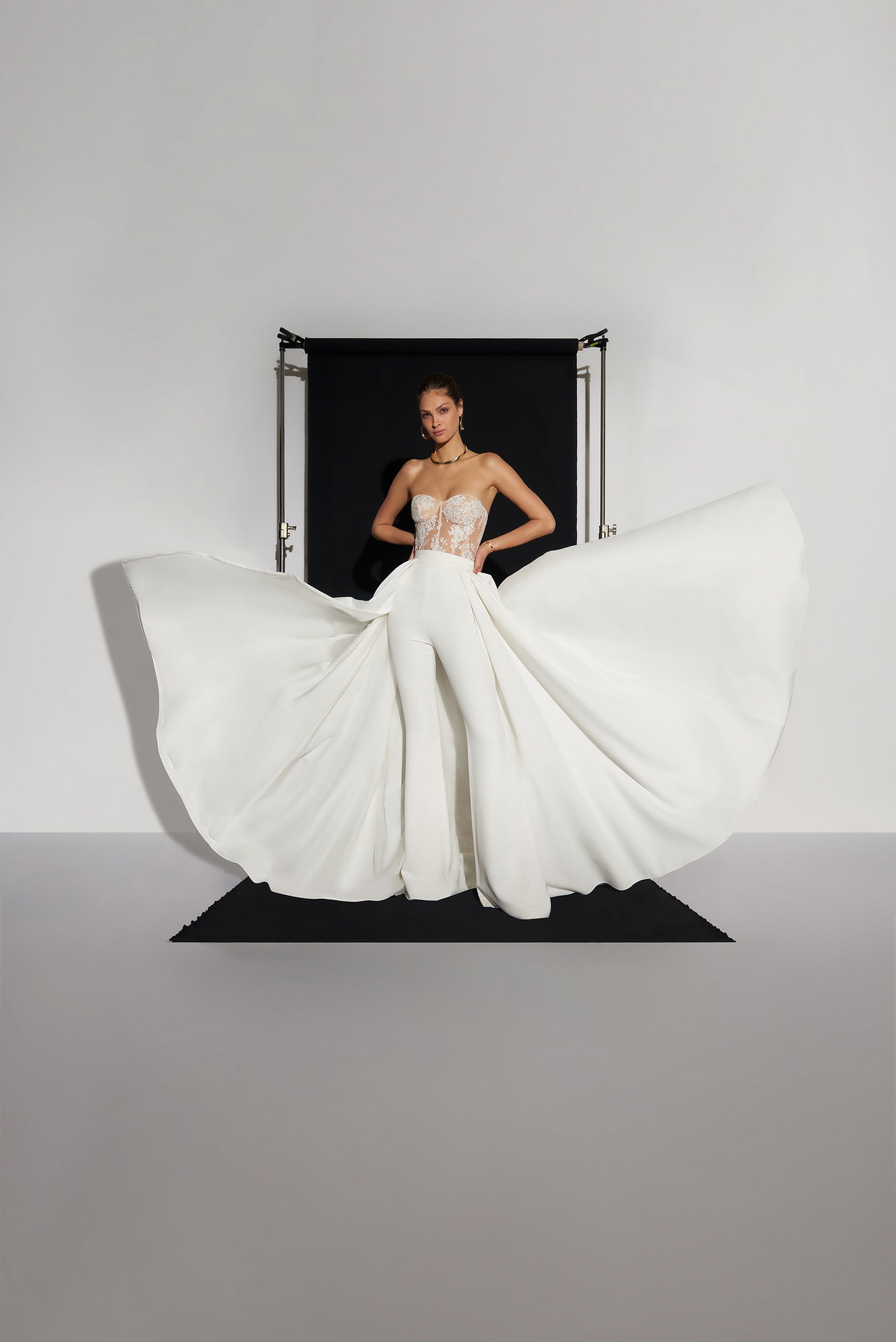 Carly Crepe Overskirt - Galia Lahav