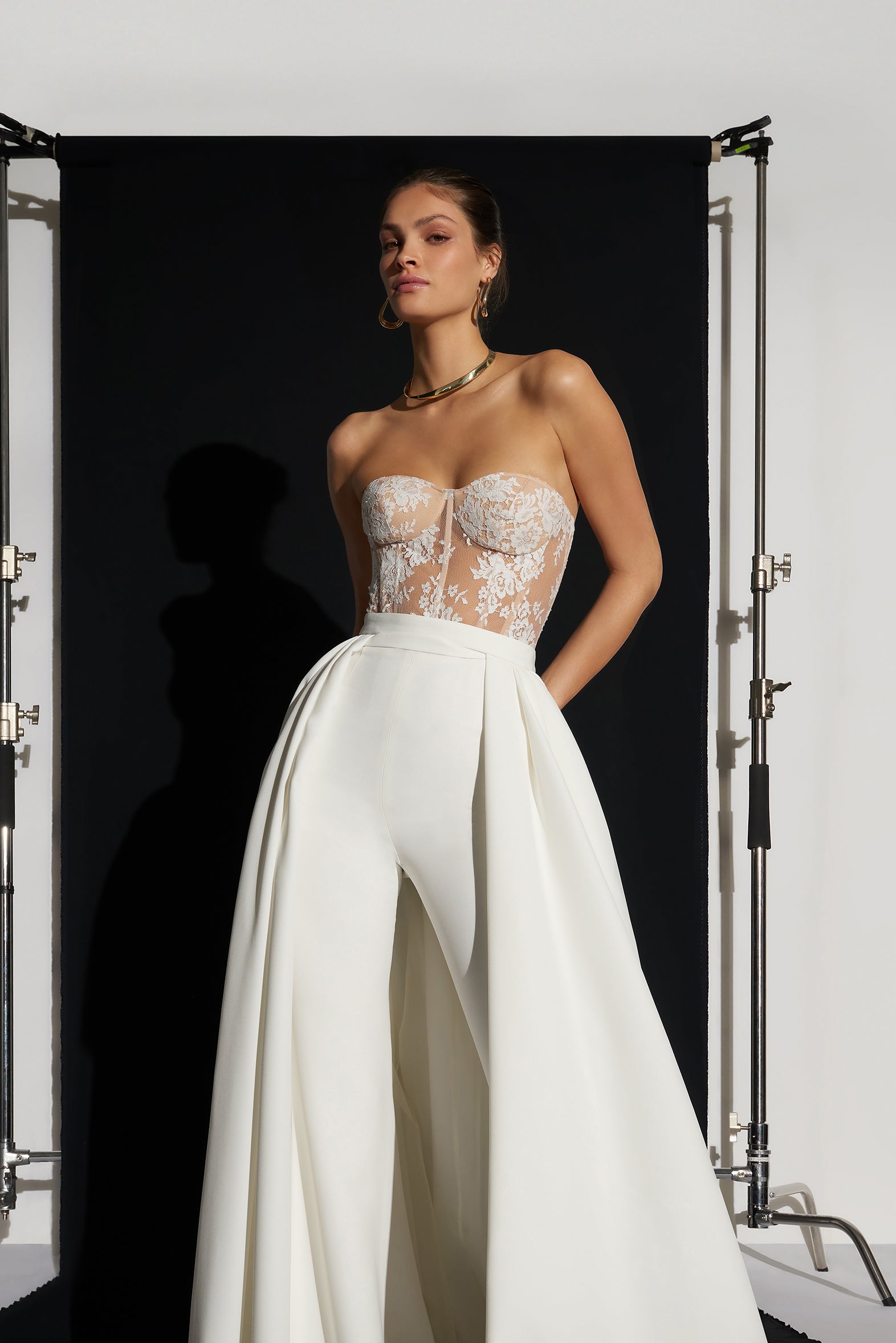 Carly Crepe Overskirt - Galia Lahav