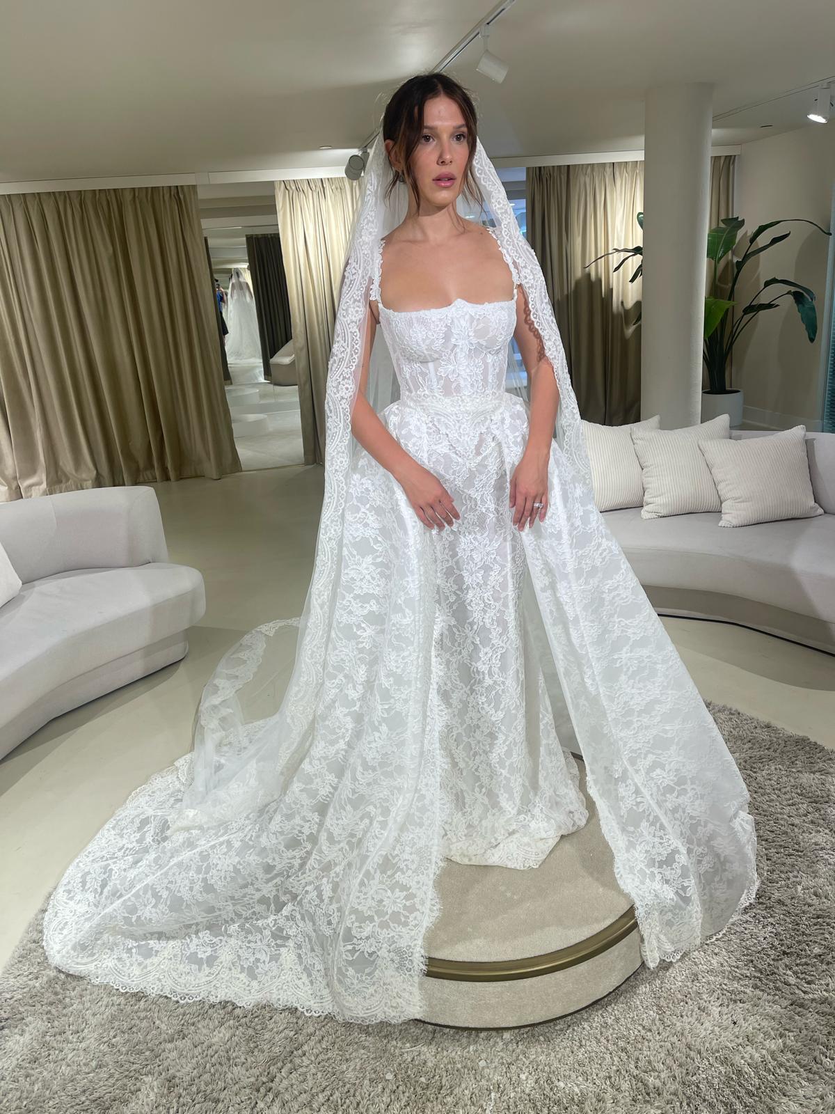 Inside MEGA STAR Millie Bobby Brown s Customized Galia Lahav Gown